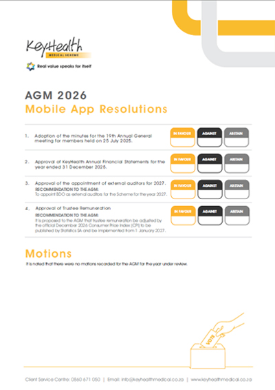 AGM 2026 Resolutions